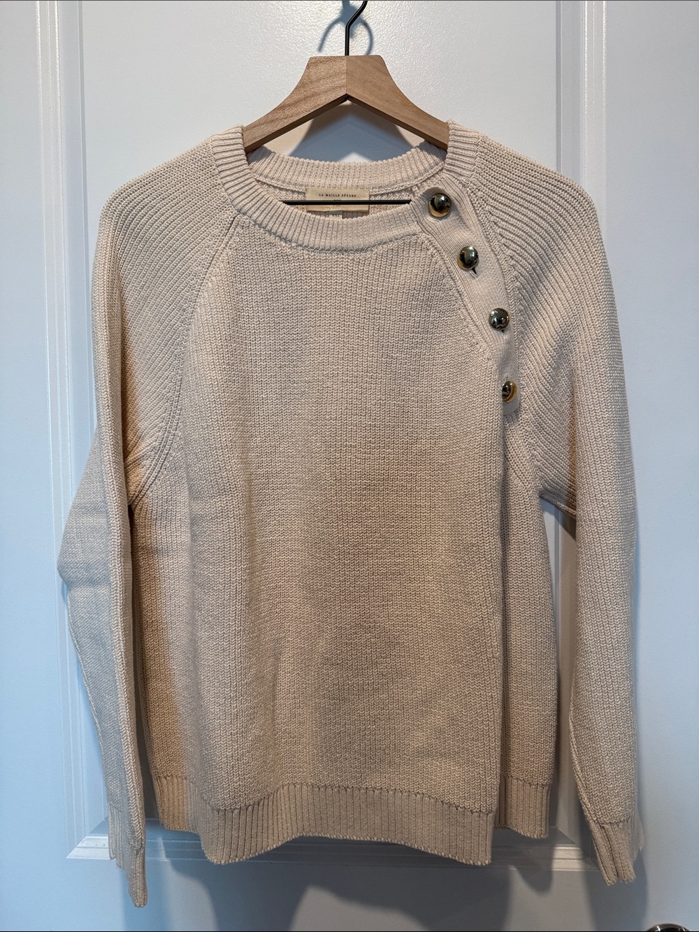 Sezane Gary Jumper Ecru - Size XXL
